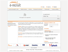 Tablet Screenshot of demo.erecruit.vsplash.com
