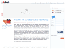 Tablet Screenshot of beautyproducts.vsplash.com