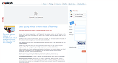 Desktop Screenshot of education.vsplash.com