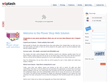 Tablet Screenshot of florist.vsplash.com